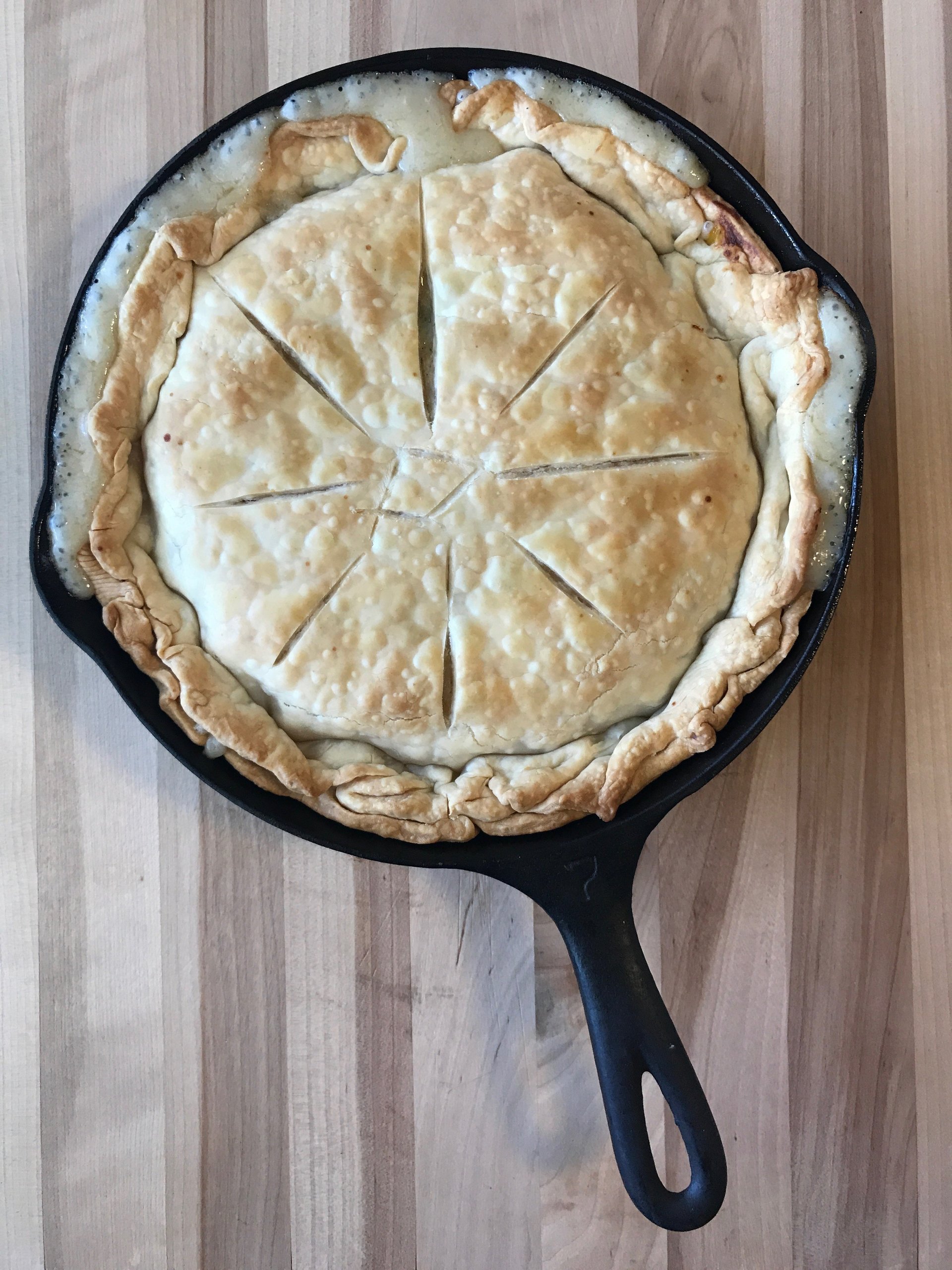 Skillet Chicken Pot Pie