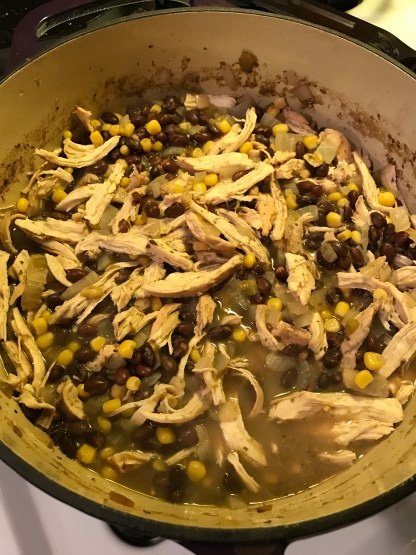 Dutch Oven Chicken Chili