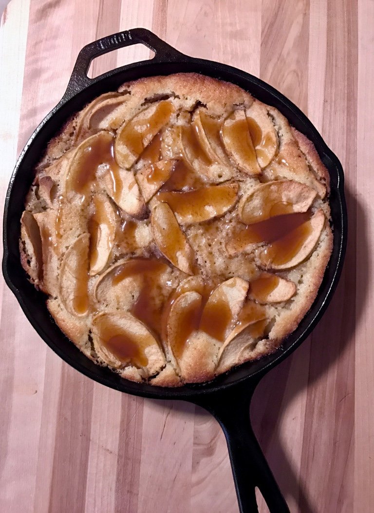 Apple Skillet Cake