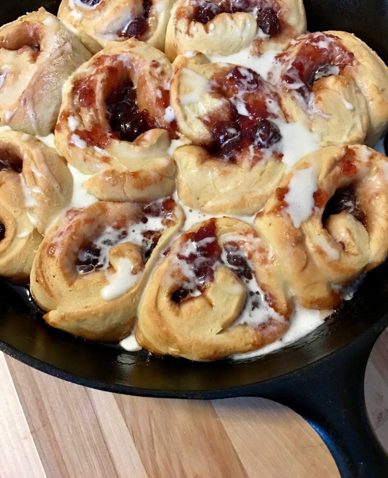 Sweet Cherry Rolls