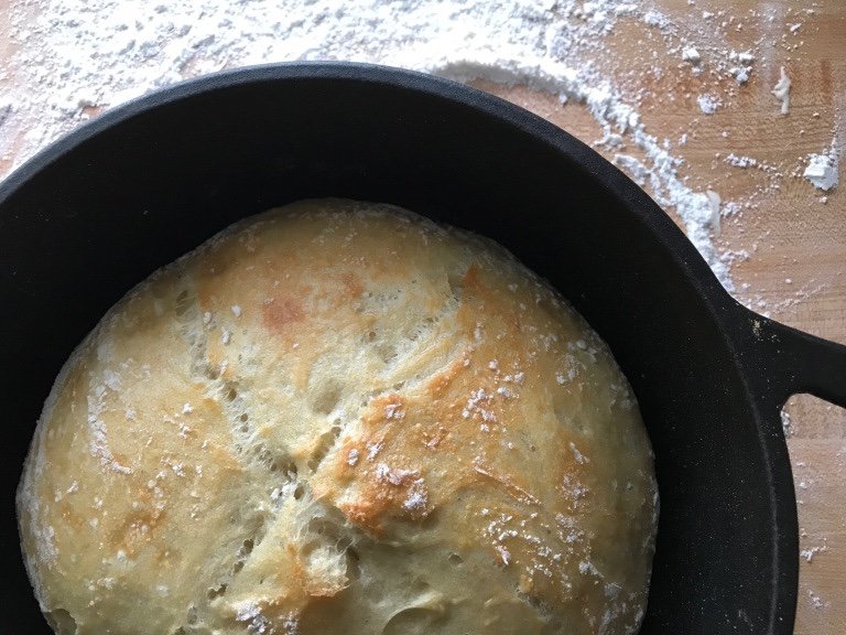 No-Knead Dutch Oven Bread - Crumbs & Caramel