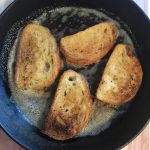 Cast Iron Garlic Bread