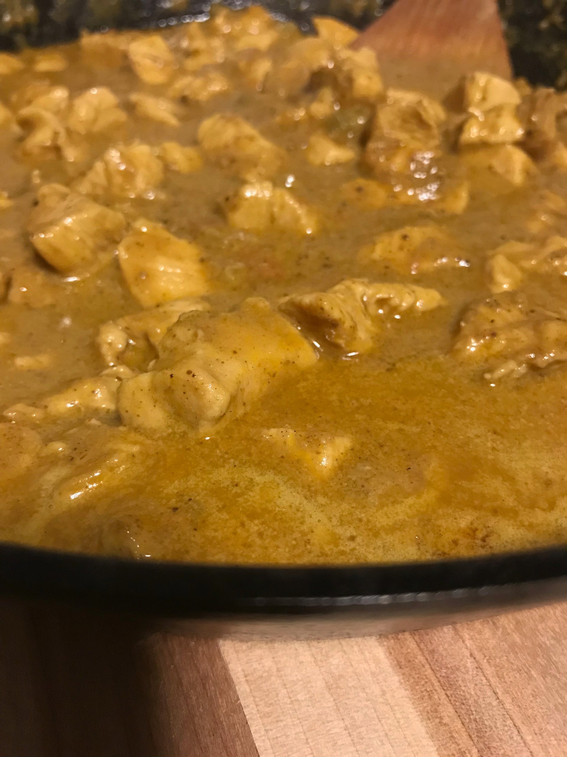 Skillet Chicken Coconut Curry