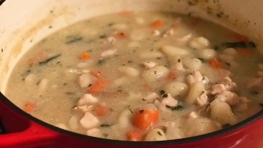 Dutch Oven Gnocchi Chicken Soup