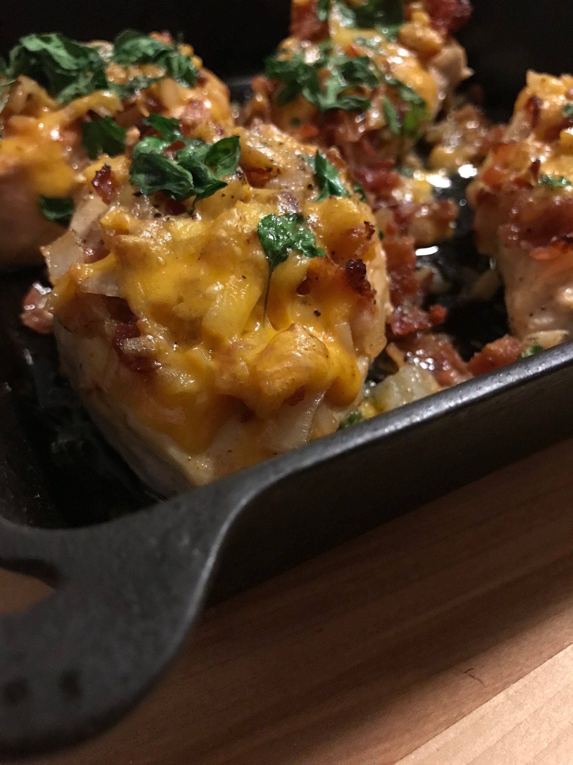 Skillet Bacon Cheese Chicken