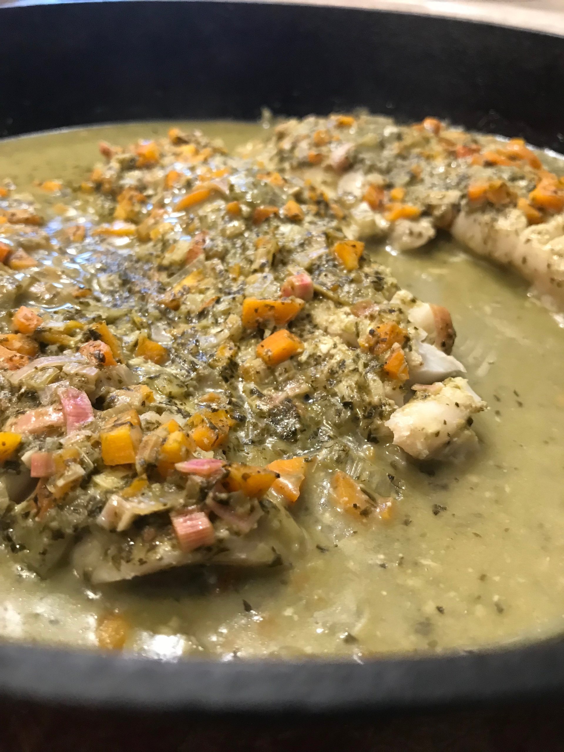 Skillet Baked Rockfish