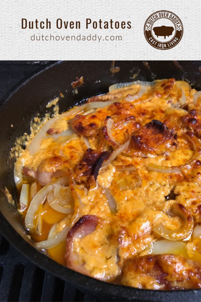 Skillet Scalloped Potato Gratin - Dutch Oven Daddy - Cast Iron Living