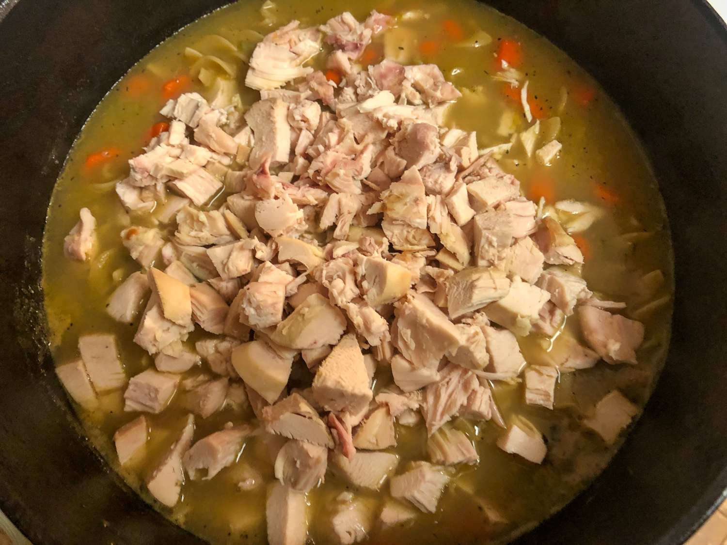 Quick Dutch Oven Chicken Noodle Soup Dutch Oven Daddy