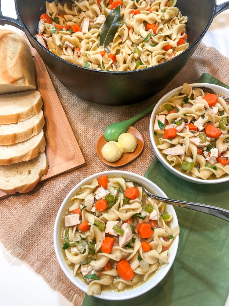 Quick Dutch Oven Chicken Noodle Soup Dutch Oven Daddy