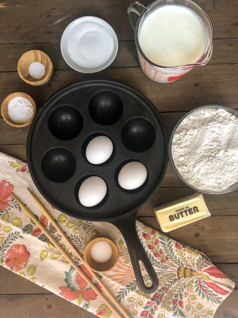 Danish Cast Iron Aebleskiver Pan