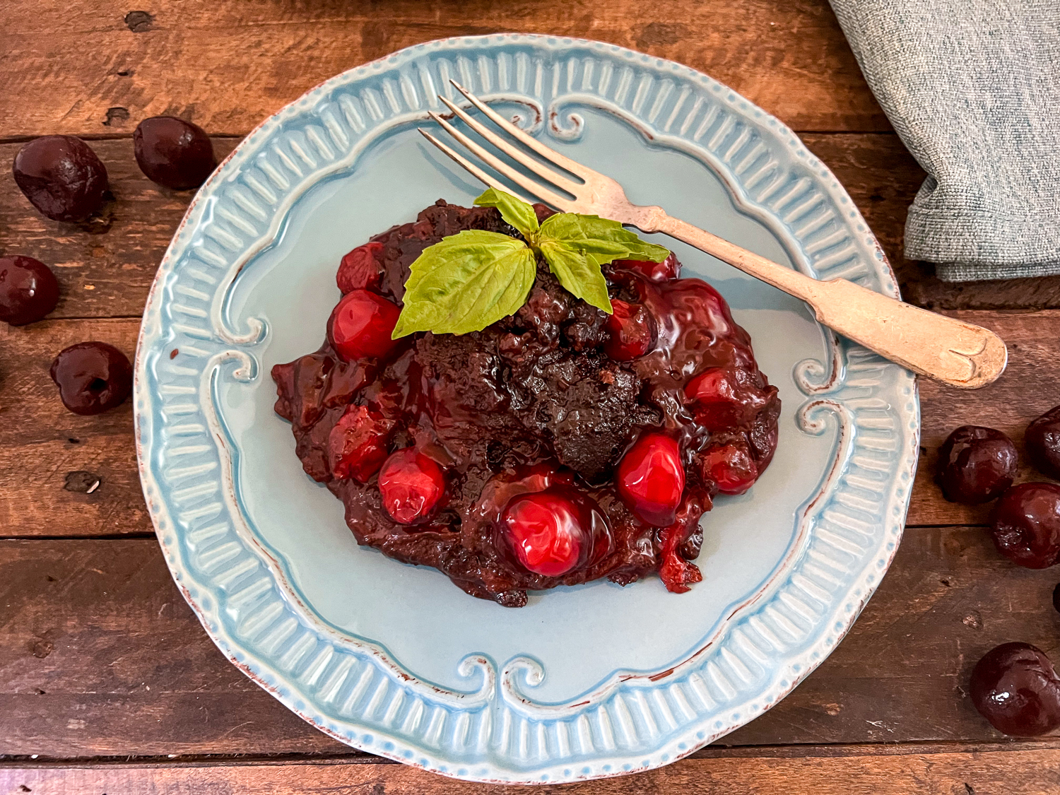 Cola Chocolate Cherry Cake