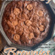 Ingredient collage of the brownies for social media.