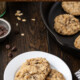 A social media image for Oatmeal Chocolate Chip Cookies.