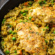 Social Media Image for Curried Chicken and Rice.