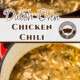 Social media image for Dutch Oven White Chicken Chili.