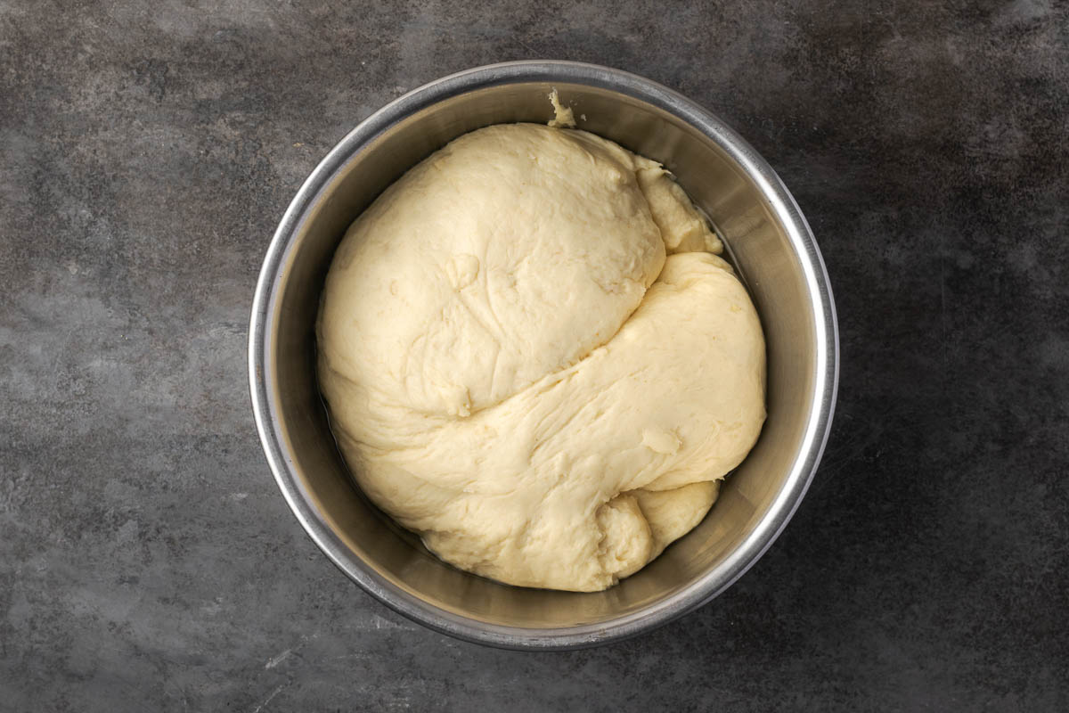 Dough after rising.