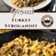 Social media image for Ground Turkey Stroganoff.