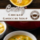 Social Media image for Creamy Chicken Gnocchi Soup.