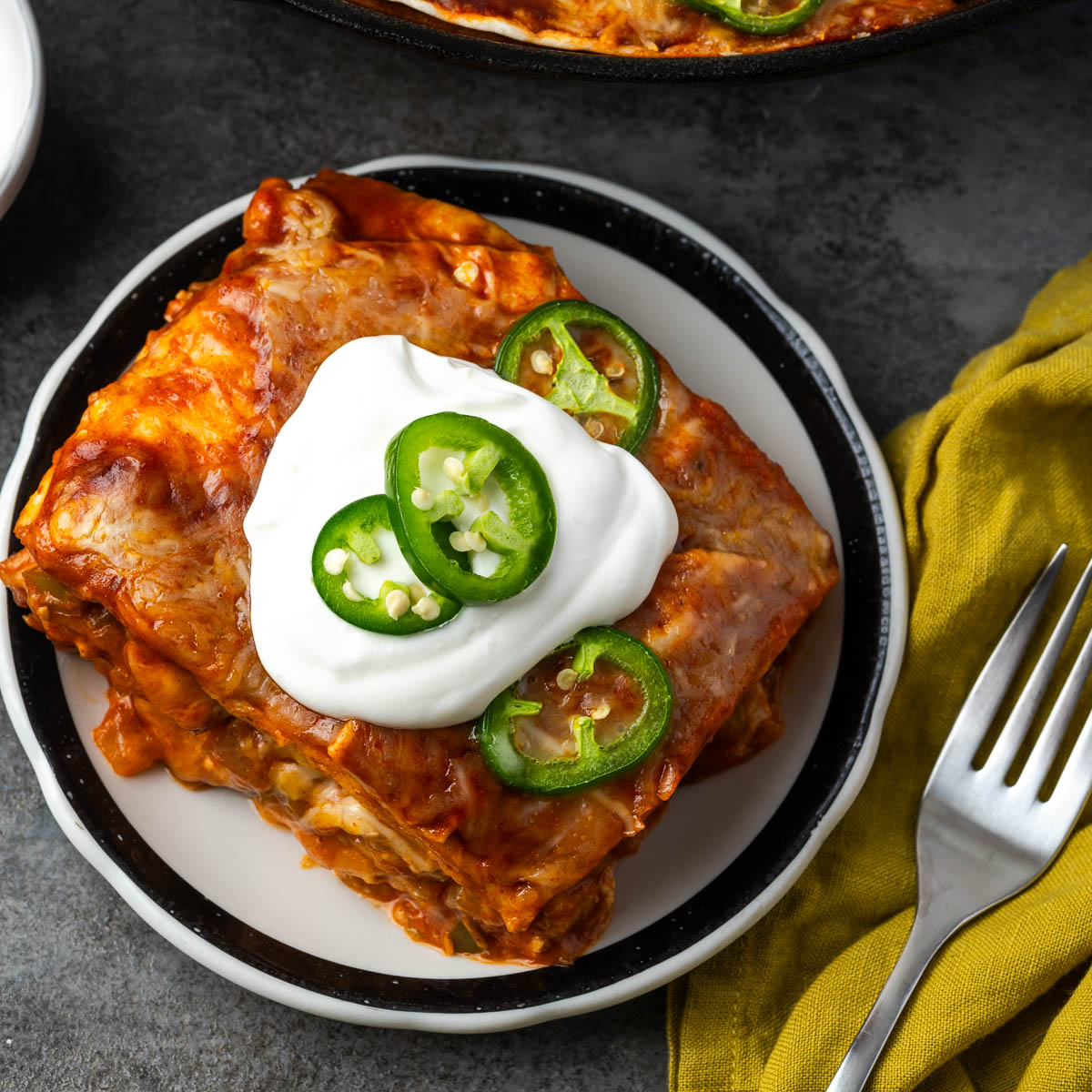 One Pan Enchilada Skillet-image