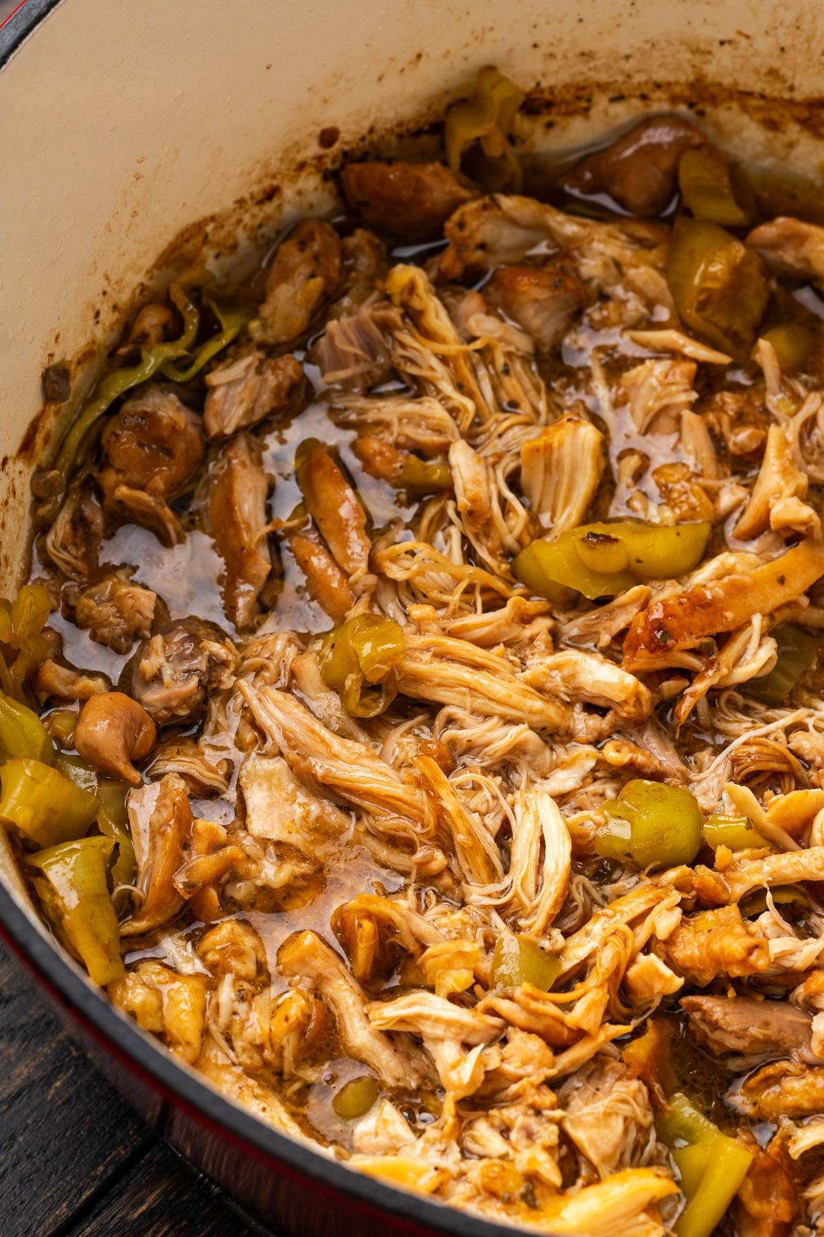 Dutch Oven Mississippi Chicken