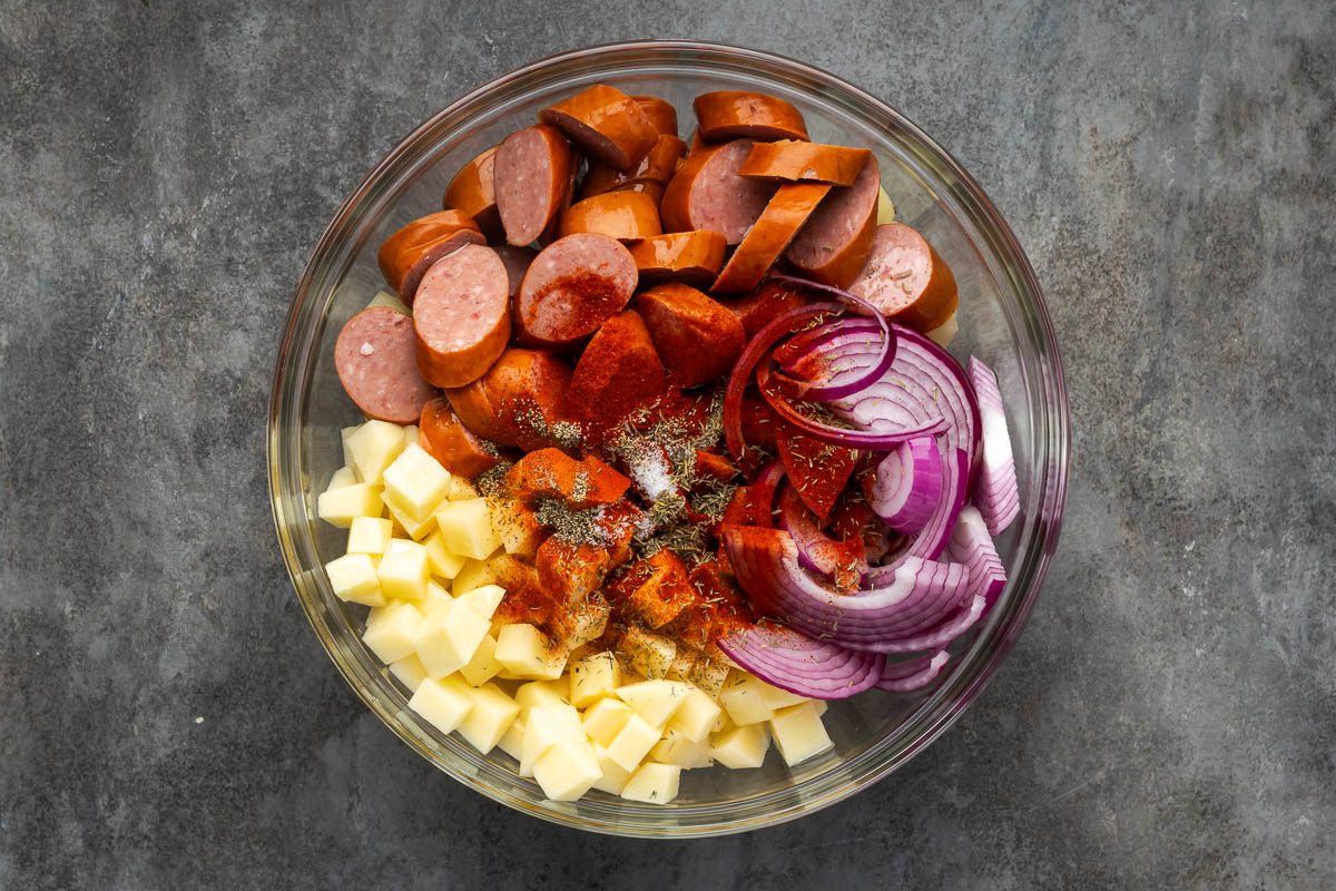 Ingredients in a bowl.
