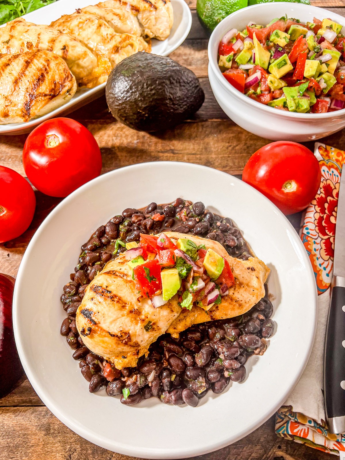 Cilantro Lime Chicken with Avocado Salsa is a delicious recipe that's light, fresh, and loaded with bold flavors.